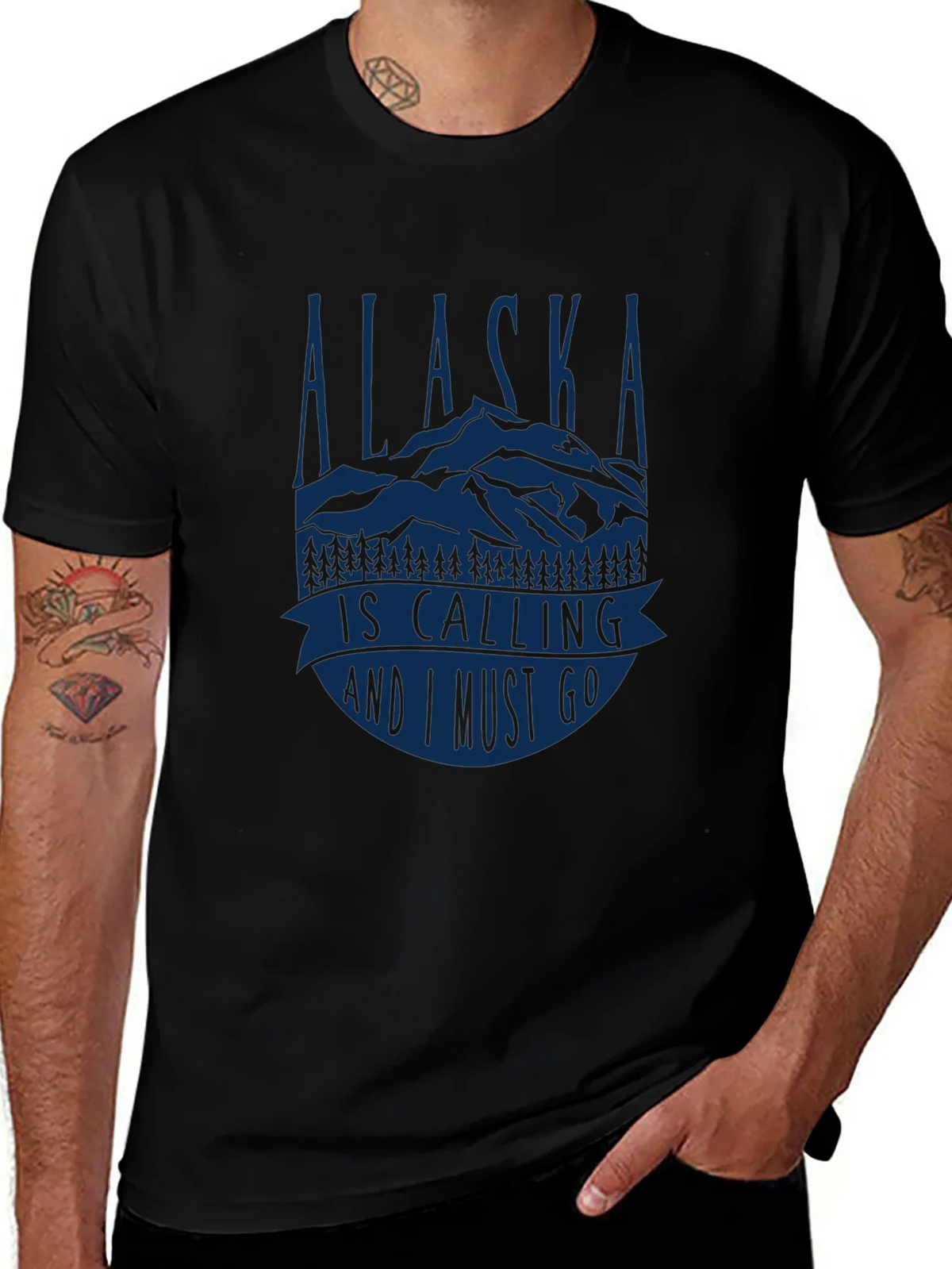 Alaska Is Calling Graphic T-Shirt