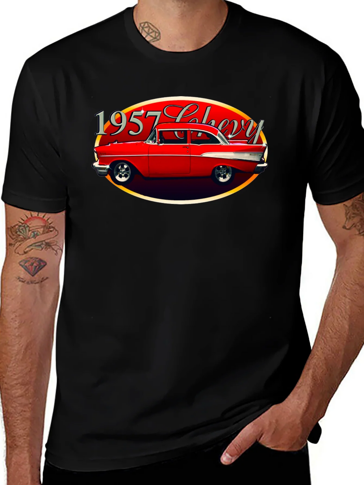 1957 Chevy T-Shirt - Classic Car Design