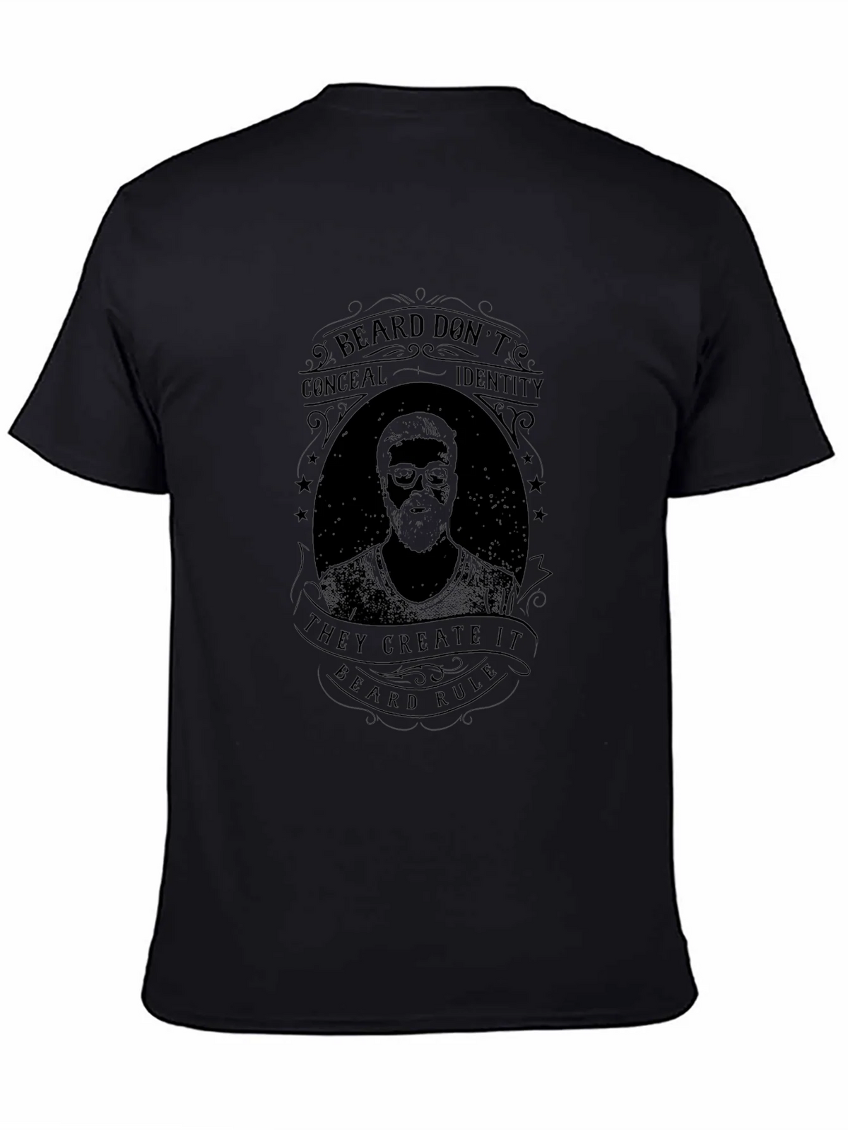 Beard Rule Graphic Tee - Black