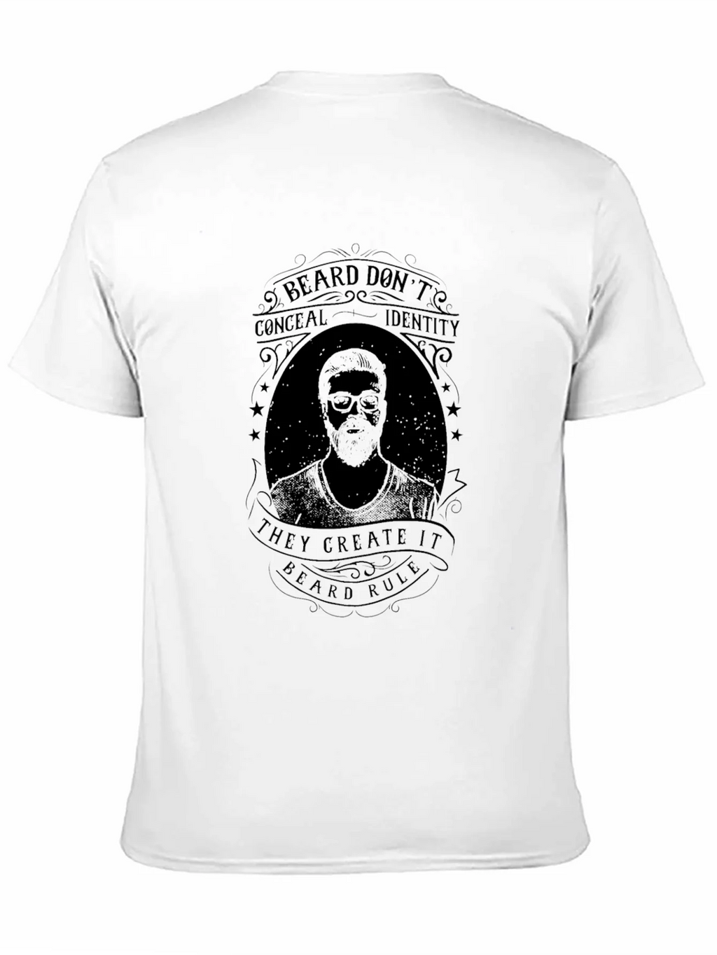 Beard Rule Graphic Tee - Black
