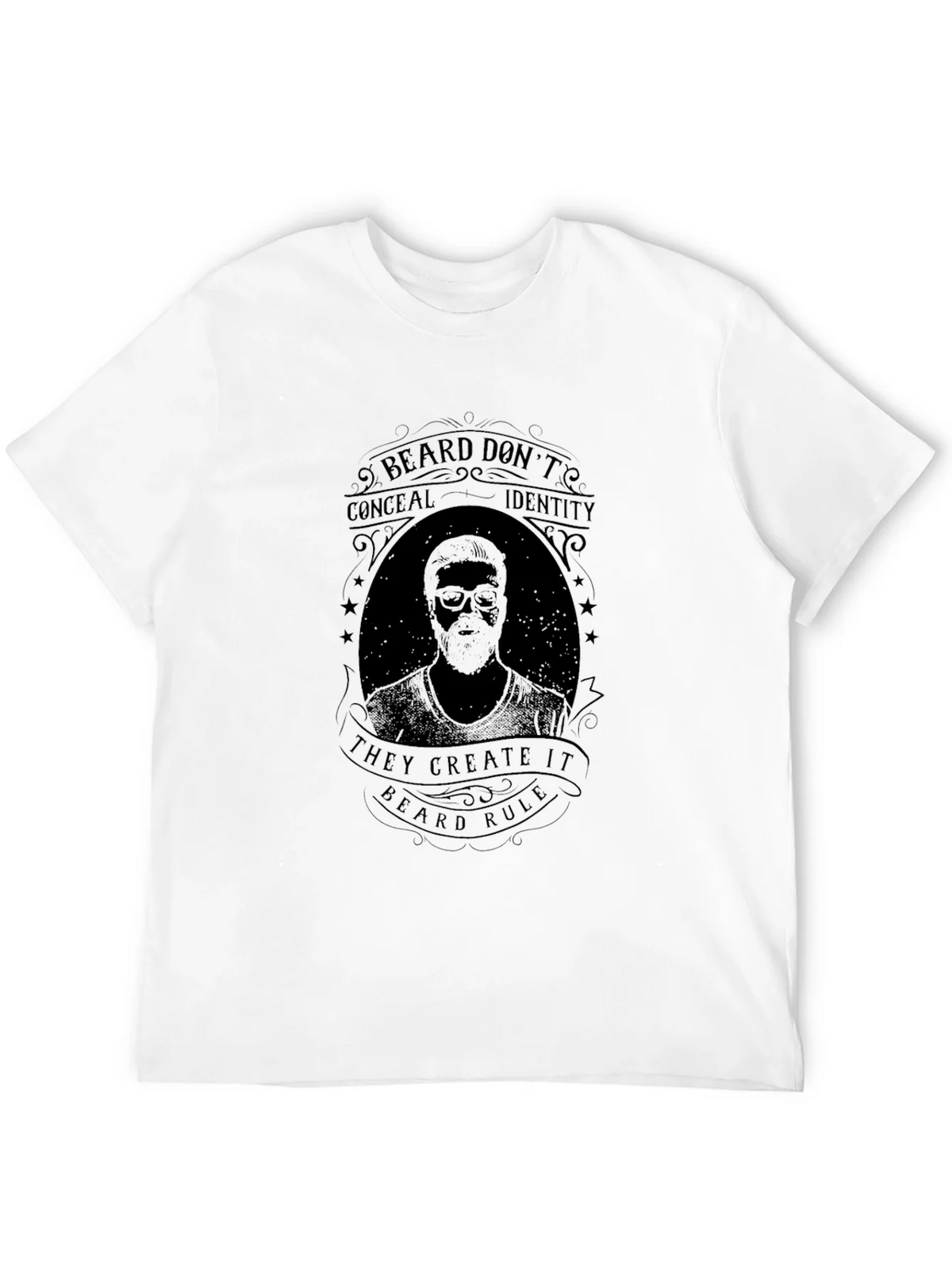 Beard Rule Graphic Tee - Black