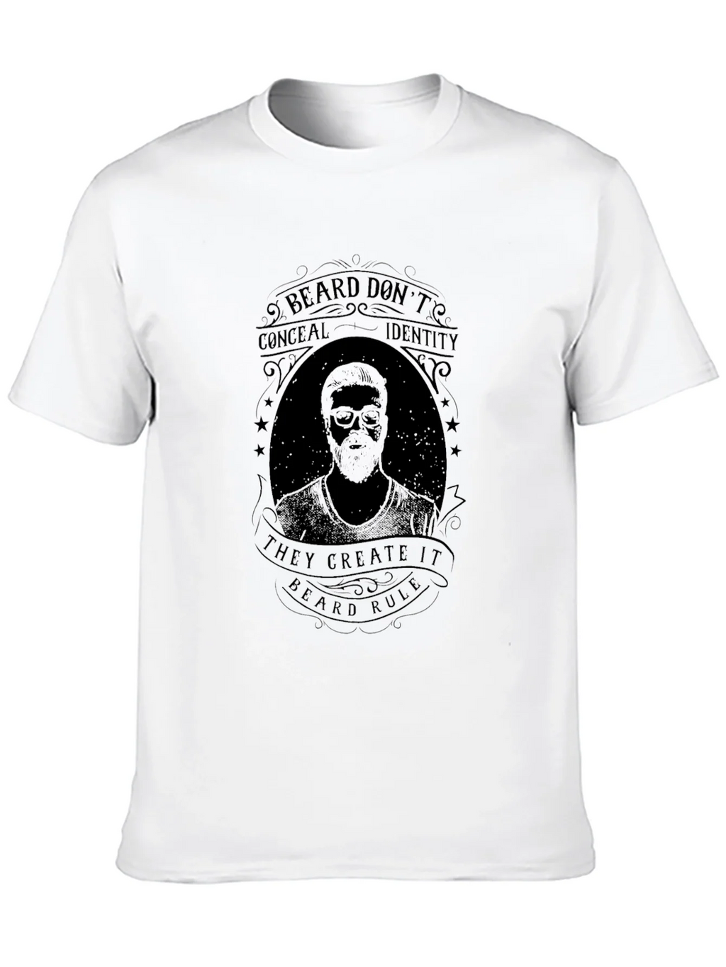 Beard Rule Graphic Tee - Black