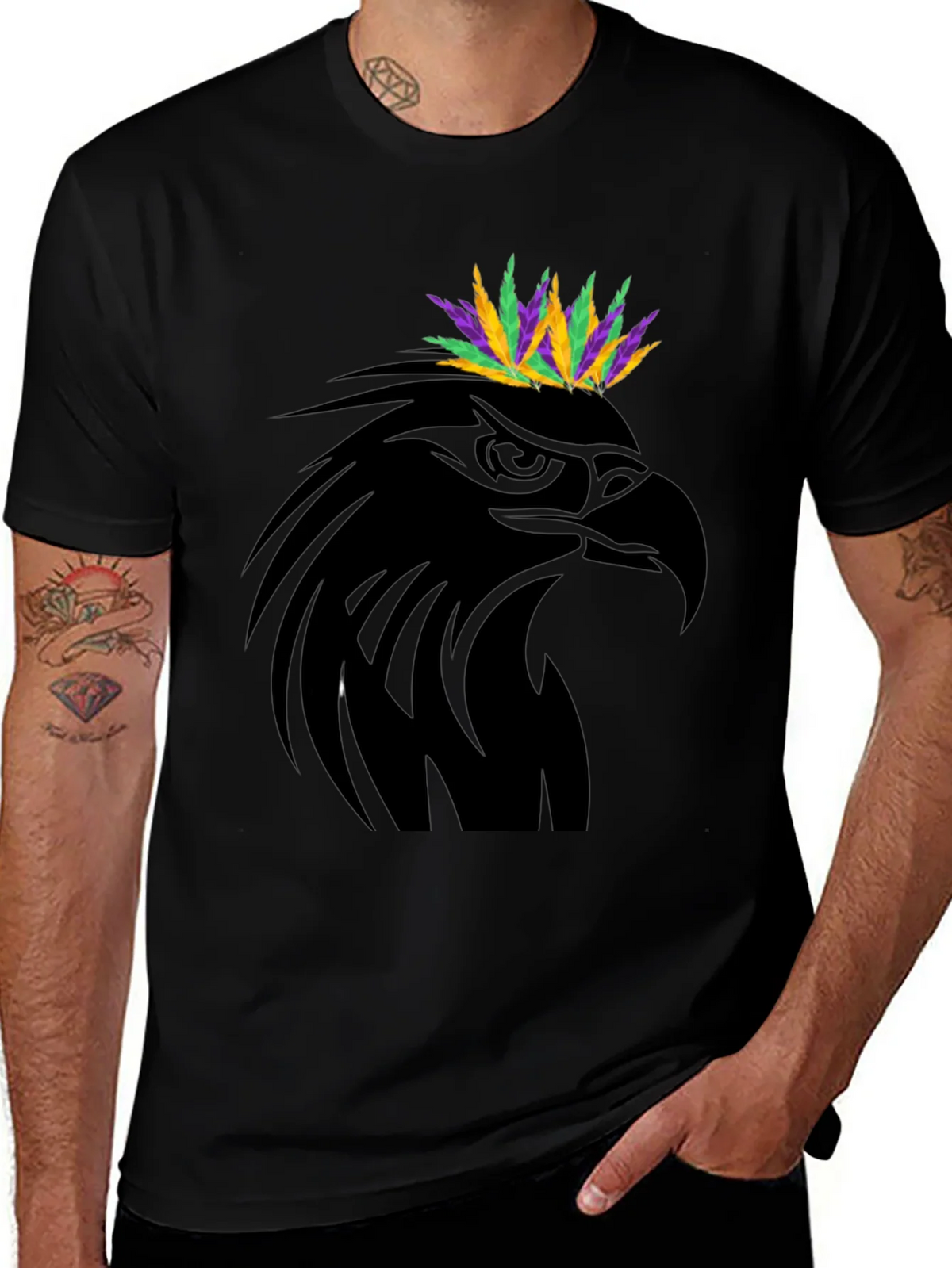 Eagle Mardi Gras T-Shirt