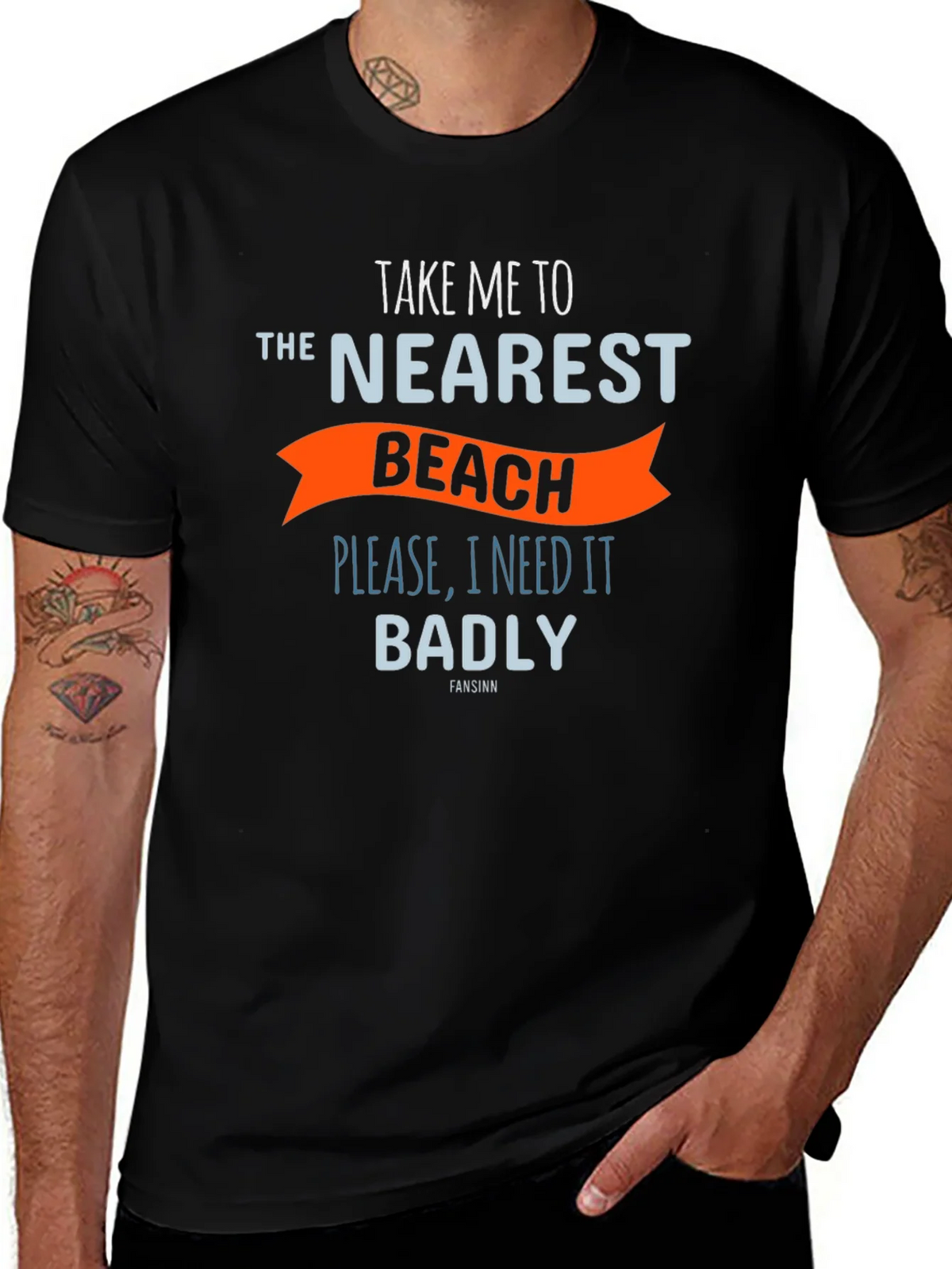 Beach Lovers T-Shirt: Take Me To The Nearest Beach!