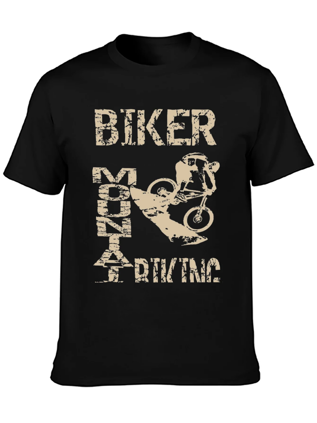 Biker Mountain Biking Graphic Tee