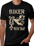 Biker Mountain Biking Graphic Tee