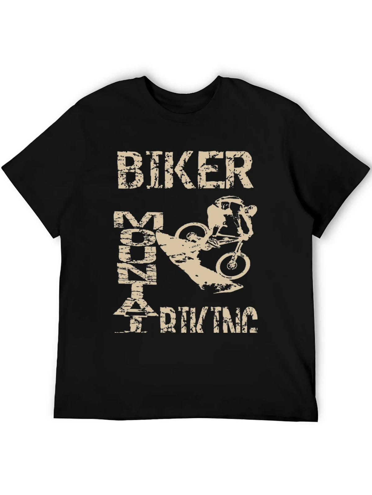 Biker Mountain Biking Graphic Tee